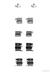 Set accesorii, placute frana HERTH+BUSS JAKOPARTS (cod 1289971)
