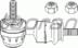 Brat/bieleta suspensie, stabilizator TOPRAN (cod 2572167)