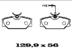 set placute frana,frana disc FTE (cod 1281718)