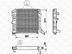 Radiator, racire motor MAGNETI MARELLI (cod 1745344)