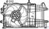 Ventilator, radiator HELLA (cod 867630)