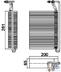 evaporator,aer conditionat HELLA (cod 870481)