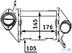 Intercooler, compresor HELLA (cod 874401)