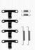 Set accesorii, sabot de frana TRISCAN (cod 1805029)