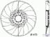 Paleta ventilator, racire motor BEHR HELLA SERVICE (cod 1799892)