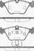 set placute frana,frana disc TRISCAN (cod 1805396)