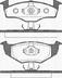 set placute frana,frana disc TRISCAN (cod 1805951)