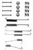 Set accesorii, sabot de frana FERODO (cod 1420789)