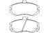 set placute frana,frana disc BREMBO (cod 1569363)