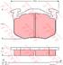 set placute frana,frana disc TRW (cod 2069834)