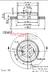 Disc frana METZGER (cod 1723776)